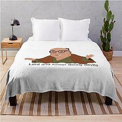 Our Lord and Savior Danny Devito Throw Blanket
