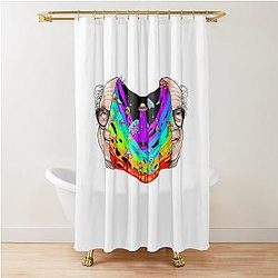 Danny DeVito Psychedelic Shower Curtain