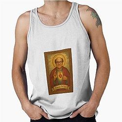 Danny Devito Saint Celebrity Birthday Funny Meme Holy Prank Weird Tank Top