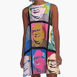 Danny DeVito Pop Art A-Line Dress
