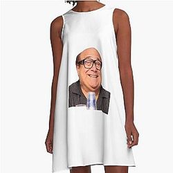 Blind Danny Devito A Line Dress
