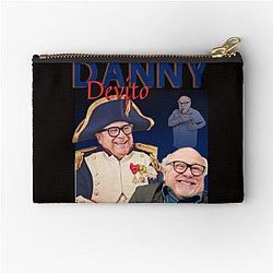 Danny DeVito Homage Top US Movie Director Film Icon Retro 80's Vintage Zipper Pouch
