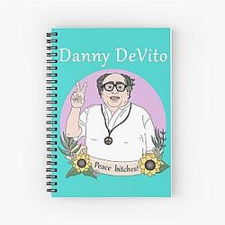 Danny DeVito Peace Sign Spiral Notebook