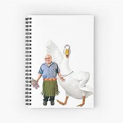 Danny Devito and Spiral Notebook