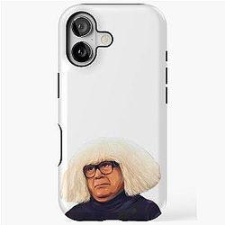 Danny Devito Art, Danny Devito Wig, Funny, iPhone Tough Case