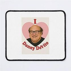 I love Danny DeVito Birthday Funny Gift Prank Meme Mouse Pad