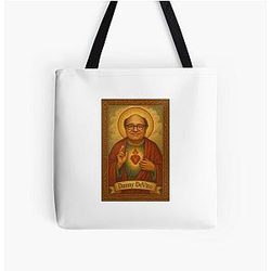 Danny Devito Saint Celebrity Birthday Funny Holy Prank Weird All Over Print Tote Bag