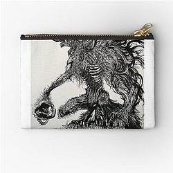 Beast Cleric Dark Souls Gothic Art Zipper Pouch