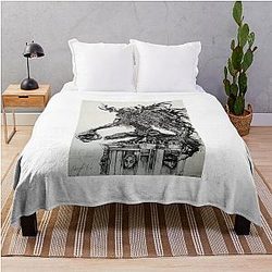 Beast Dark Souls Gothic art Throw Blanket