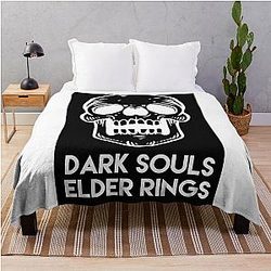 Dark Souls Elder Rings Throw Blanket