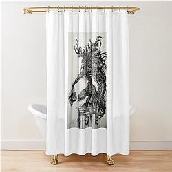 Beast Dark Souls Gothic Shower Curtain