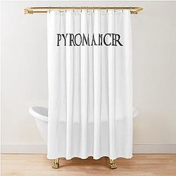 Dark Souls Pyromancer Class Shower Curtain