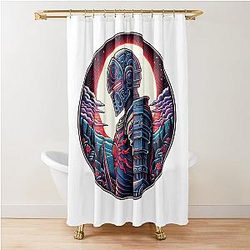 Dark Souls Sif: The Great Grey Wolf Shower Curtain