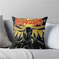 Unofficial Dark Souls Metal Band Throw Pillow