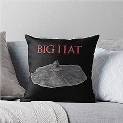 BIG HAT Logan Dark Souls Throw Pillow