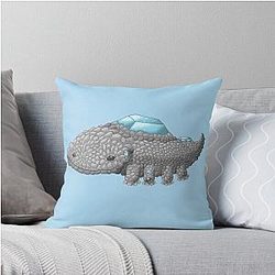 Dark Souls Crystal Lizard Drawing Throw Pillow