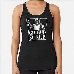 Dark Souls Git Scrub Racerback Tank Top