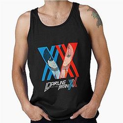 SACCOMAN Darling In The Franxx Zero Two X Hiro For Unisex Tank Top