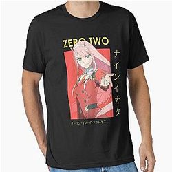 Zero Two in the DARLING in the FRANXX Card Anime Essential T-Shirt