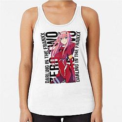 Black Darling in the Franxx Racerback Top