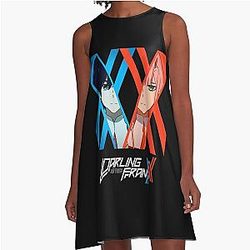Graphic Darling in the Franxx A-Line Dress