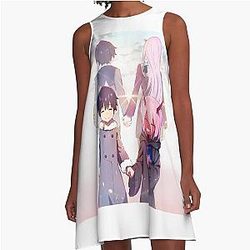 Darling In The Franxx - Hiro and Zero Two ALine Dress