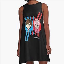 Darling In The Franxx Zero Two et Hiro T-shirt A-Line Dress