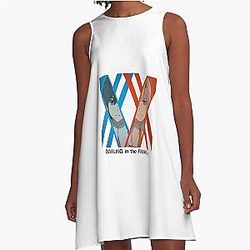 Hiro x Zero Two Darling in the FranXX A-Line Dress