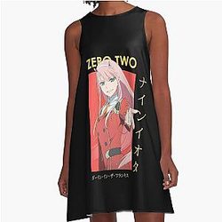 Zero Two DARLING in the Franxx A-Line Dress