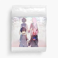 Darling in the Franxx Hiro and Zero Two Duvet Cover