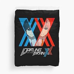 SACMAN Darling In The Franxx Zero Two x Hiro Unisex Duvet Cover