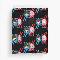 Darling In The Franxx - Zero Two and Hiro Essential Duvet Cover