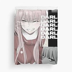 Darling in the Franxx Zero Two Movie Duvet Cover