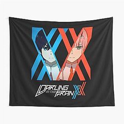 Graphic Darling in the Franxx and Hiro Tapestry