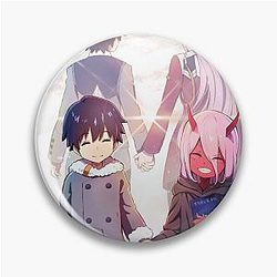 Darling in the Franxx - Hiro and Zero Two Pin