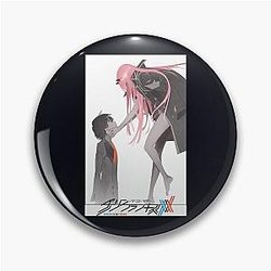 Darling in the Franxx Hiro and Zero Two Pin