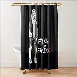 Darling in the Franxx Love Zero Two Shower Curtain
