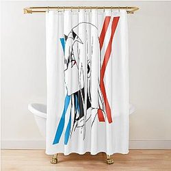 Darling in the Franxx Zero Two Shower Curtain