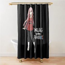 Zero Two - Darling in the Franxx Shower Curtain