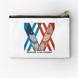 Hiro x Zero Two Darling in the FranXX Zipper Pouch