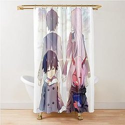 Zero Two Darling in the Franxx Shower Curtain