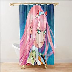 Zero Two - Darling in the Franxx 50 Shower Curtain