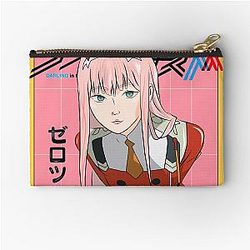 Zero Two Darling in the Franxx Zipper Pouch