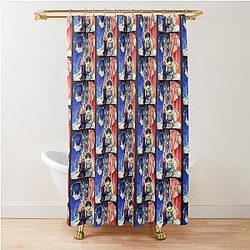 Zero Two and Hiro in the Franxx Gift Perfect Shower Curtain