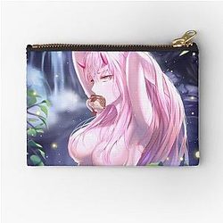 Zero Two Darling in the Franxx Zipper Pouch