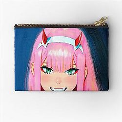 Zero Two - Darling in the franXX 51 Zipper Pouch
