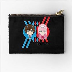 Darling in the Franxx Zero Two et Hiro T-shirt essential Zipper Pouch