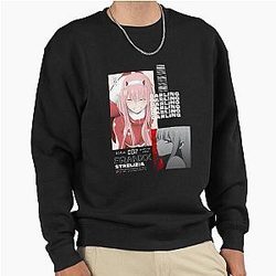Zero Two from Darling in the Franxx Pullover Sweatshirt