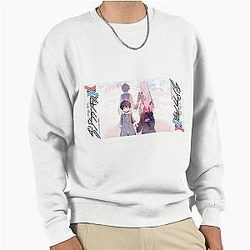 Darling in the Franxx Hiro and Zero Two Pullover Sweatshirt