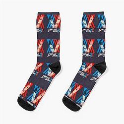 Saccuman Darling In The Franxx Zero Two X Hiro Trending Socks
